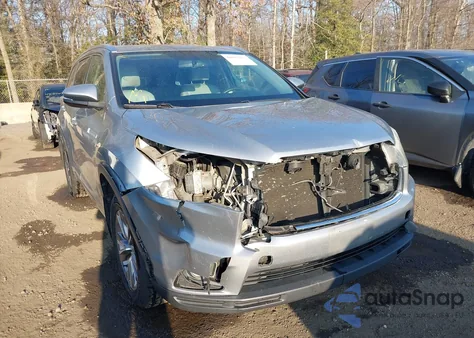 2015 Toyota Highlander Xle V6 z USA, uszkodzony, nr VIN 5TDJKRFH2FS206085